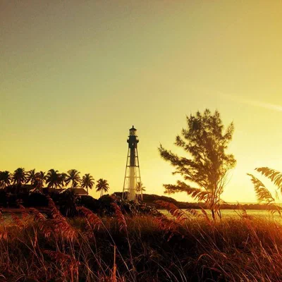 Lighthouse At Sunrise